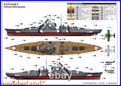Trumpeter 05358 1/350 scale German Bismarck Battleship model kit 2020 new