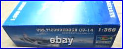Trumpeter 05609 1350 USS Ticonderoga CV-14 Destroyer Ship Plastic Kit