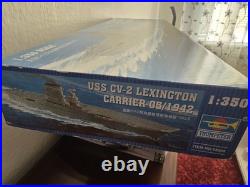 Trumpeter USS CV-2 Lexington Carrier 1942 1/350 Scale Model Kit New Open Box