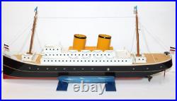 Tucher Walther Tin Bremen Wind-up Ship Model 24 Long Exc