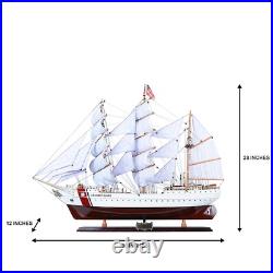 U. S. Coast Guard Eagle Model Ship 36 Fully Assembled, Museum-Quality Wooden