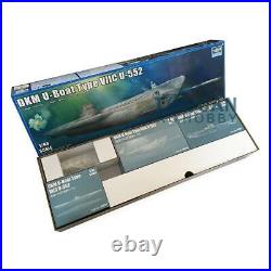 US Stock Trumpeter 1/48 06801 DKM U-Boat VIIC U-552 Submarine Static Warship