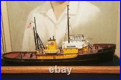 USCGC Comanche WPG-76 vtg ship model nautical museum display maritime greenland