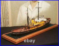 USCGC Comanche WPG-76 vtg ship model nautical museum display maritime greenland