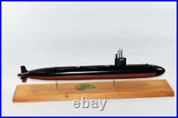 USS Bremerton SSN-698 Submarine, Navy, Scale Model, Mahogany, 20 inch, LA Class