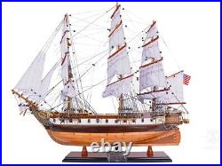 USS Constellation Medium Model Ship Handmade Wooden 30 Inches Fully Assembled