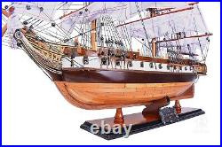 USS Constellation Medium Model Ship Handmade Wooden 30 Inches Fully Assembled