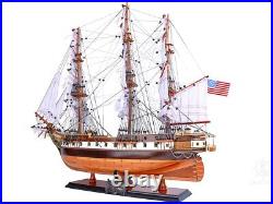 USS Constellation Medium Model Ship Handmade Wooden 30 Inches Fully Assembled