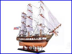 USS Constellation Medium Model Ship Handmade Wooden 30 Inches Fully Assembled