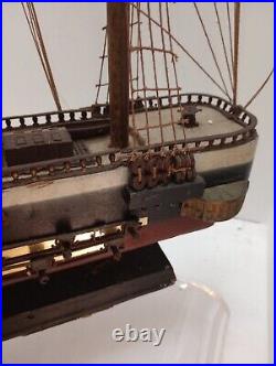USS Constitution Large 35x28 Handcrafted Wooden Model Ship Fully Assembled
