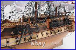 USS Constitution Old Ironsides Wooden Tall Ship Model 38 Semi-Built Frigate New