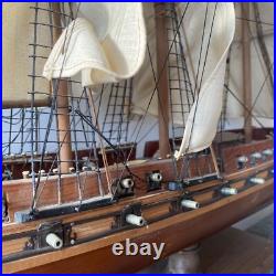 USS Constitution Wooden Tall Ship Model 24 Old Ironsides Assembled US Navy Boat