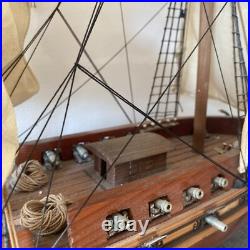 USS Constitution Wooden Tall Ship Model 24 Old Ironsides Assembled US Navy Boat