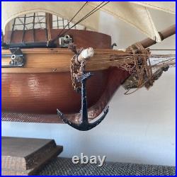 USS Constitution Wooden Tall Ship Model 24 Old Ironsides Assembled US Navy Boat