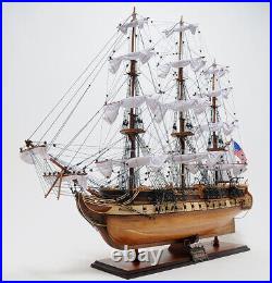 USS Constitution Wooden Tall Ship Model 29 Old Ironsides Fully Assembled New