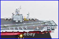 USS John F Kennedy 1990s CV-67 24 inch Model, Navy, Scale Model, Mahogany, CVA/CV