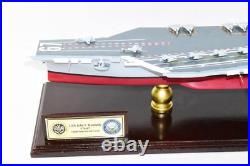 USS John F Kennedy 1990s CV-67 24 inch Model, Navy, Scale Model, Mahogany, CVA/CV