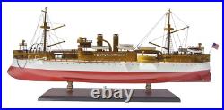 USS MAINE (ACR-1) Handcrafted War Ship Ready Display Model 37