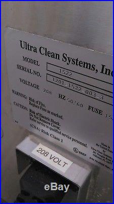 Ultra clean system series 1500 model 1522. Ask for Quote shipping