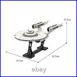 United Space Ship Constitution class Refit Model with Stand 2778 Pieces