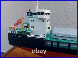 Universal Bulk Carrier Ship 9116 Model of DAMEN SHIPYARD Prototype Glass Case