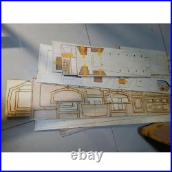 Unpainted 900mm Wooden Ship For Sea Axe 3307 RC Model Ship Toy Assembly DIY Kit