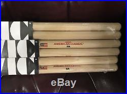 VIC FIRTH 5A wood tip 12 pairs for drums/ FREE SHIPPING ANYWHERE- many MODELS