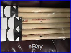 VIC FIRTH 5A wood tip 12 pairs for drums/ FREE SHIPPING ANYWHERE- many MODELS
