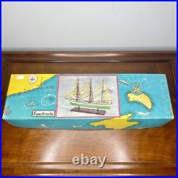 VINTAGE SPAIN 1950s CONSTRUCTO EAGLE SAILING SHIP WOODEN MODEL 1185