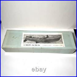 VTG R. Nicoletti Ship Crafters Half Hull Model Kit With Box & Instructions READ