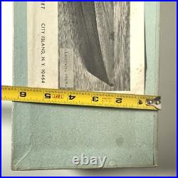 VTG R. Nicoletti Ship Crafters Half Hull Model Kit With Box & Instructions READ