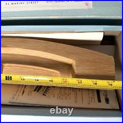 VTG R. Nicoletti Ship Crafters Half Hull Model Kit With Box & Instructions READ
