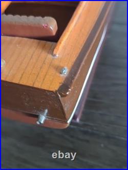 VTG Rare 10 Wooden Chris Craft Speed Boat Model On Stand Algonac MI