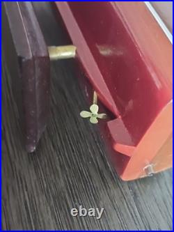 VTG Rare 10 Wooden Chris Craft Speed Boat Model On Stand Algonac MI