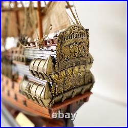 Vasa Wooden Ship Model 22.8L Vintage Vasa Warship Unique Special Home Decor