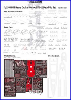 Very Fire VF350024 1/350 SCALE HMS CORNWALL 1942 NEW 2020