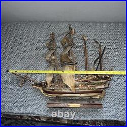 Very old wooden ship Elizabeth gallon 1588? Original Posible US Navy. Dusty