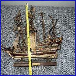 Very old wooden ship Elizabeth gallon 1588? Original Posible US Navy. Dusty