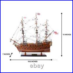 Victory Small Tall Ship Model Handcrafted Wooden Ship Model With Mizzen Mast Victory Small Tall Ship Model Handcrafted Wooden Ship Model With Mizzen Mast