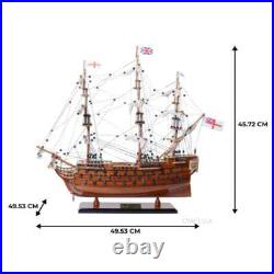 Victory Small Tall Ship Model Handcrafted Wooden Ship Model With Mizzen Mast