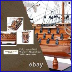 Victory Small Tall Ship Model Handcrafted Wooden Ship Model With Mizzen Mast