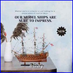 Victory Small Tall Ship Model Handcrafted Wooden Ship Model With Mizzen Mast