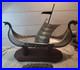 Viking-Longship-METAL-Ship-Model-Large-27-Sailboat-Vintage-Needs-Love-VINTAGE-01-pxk