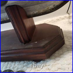 Viking Longship METAL Ship Model Large 27 Sailboat Vintage Needs Love VINTAGE