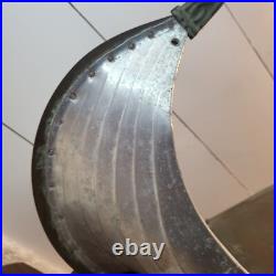 Viking Longship METAL Ship Model Large 27 Sailboat Vintage Needs Love VINTAGE