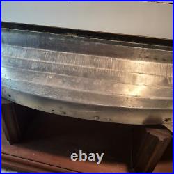 Viking Longship METAL Ship Model Large 27 Sailboat Vintage Needs Love VINTAGE