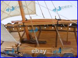Viking Sailboat Drakkar Dragon Sailing Boat Unassembled Wooden Model Ship Kit