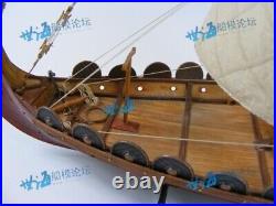 Viking Sailboat Drakkar Dragon Sailing Boat Unassembled Wooden Model Ship Kit