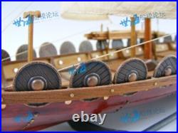 Viking Sailboat Drakkar Dragon Sailing Boat Unassembled Wooden Model Ship Kit