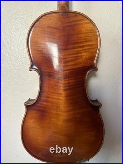 Vintage 1956 German violin fiddle 4/4 handmade copy of Strad, free shipping